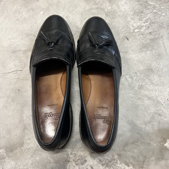 Allen Edmonds Bridgeton USA Black Slip On Loafer Tassel Dress Shoes - Men\'s 13D main image 4